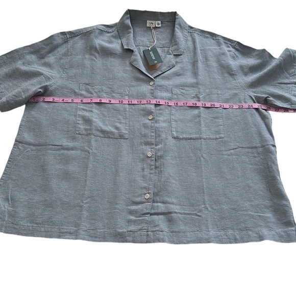 Tentree | Hemp Resort Short Sleeve Button Down Shirt - Size XL - Picture 7 of 12